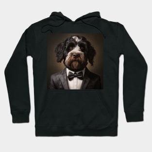 Portuguese Water Dog in Suit Hoodie